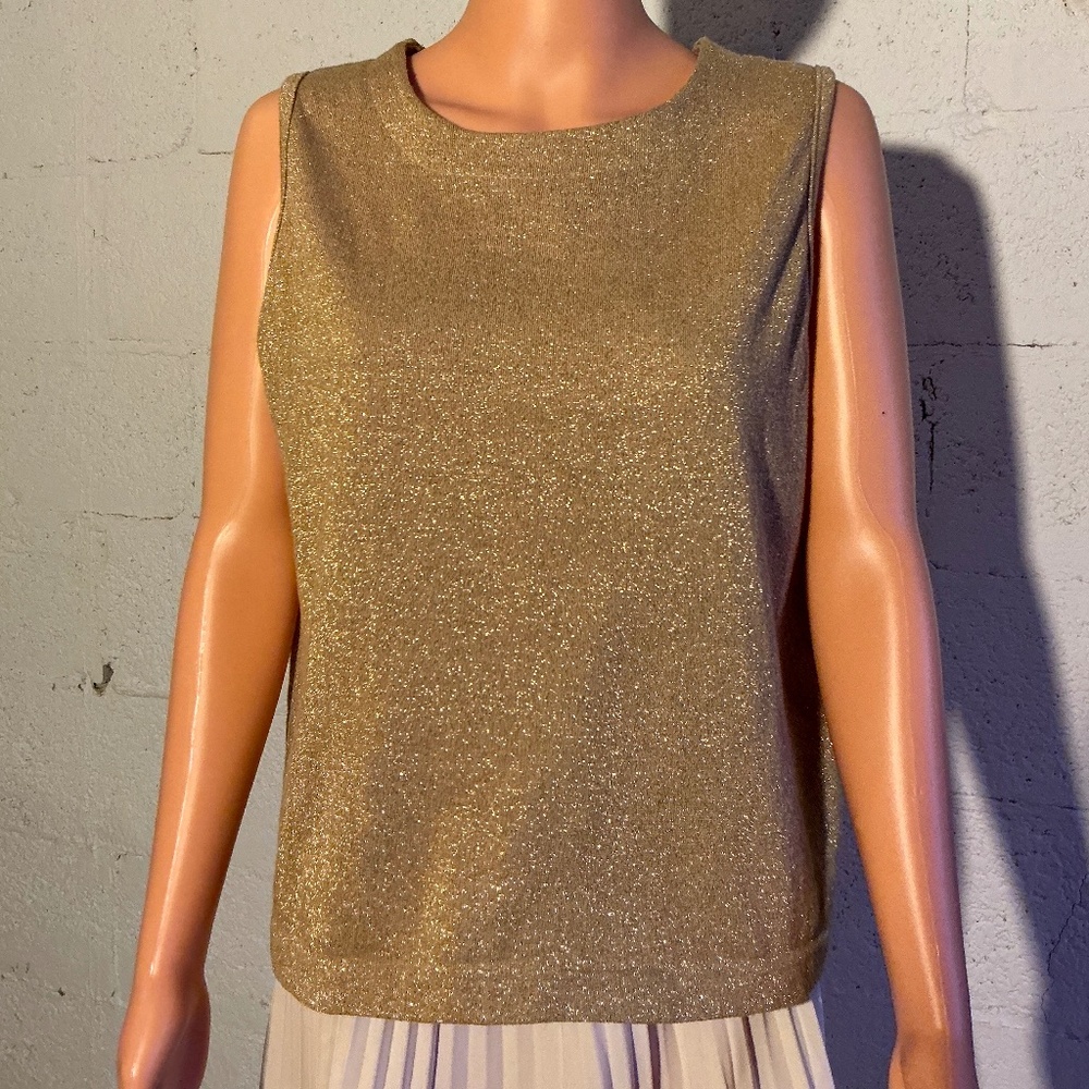 Bob Mackie Studio Scoop Neck Sleeveless Top